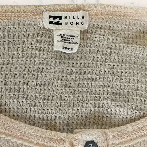 New Billabong Any Day Thermal Long Sleeve T-Shirt - Size XL - White/ cream/Raphi - Picture 2 of 4